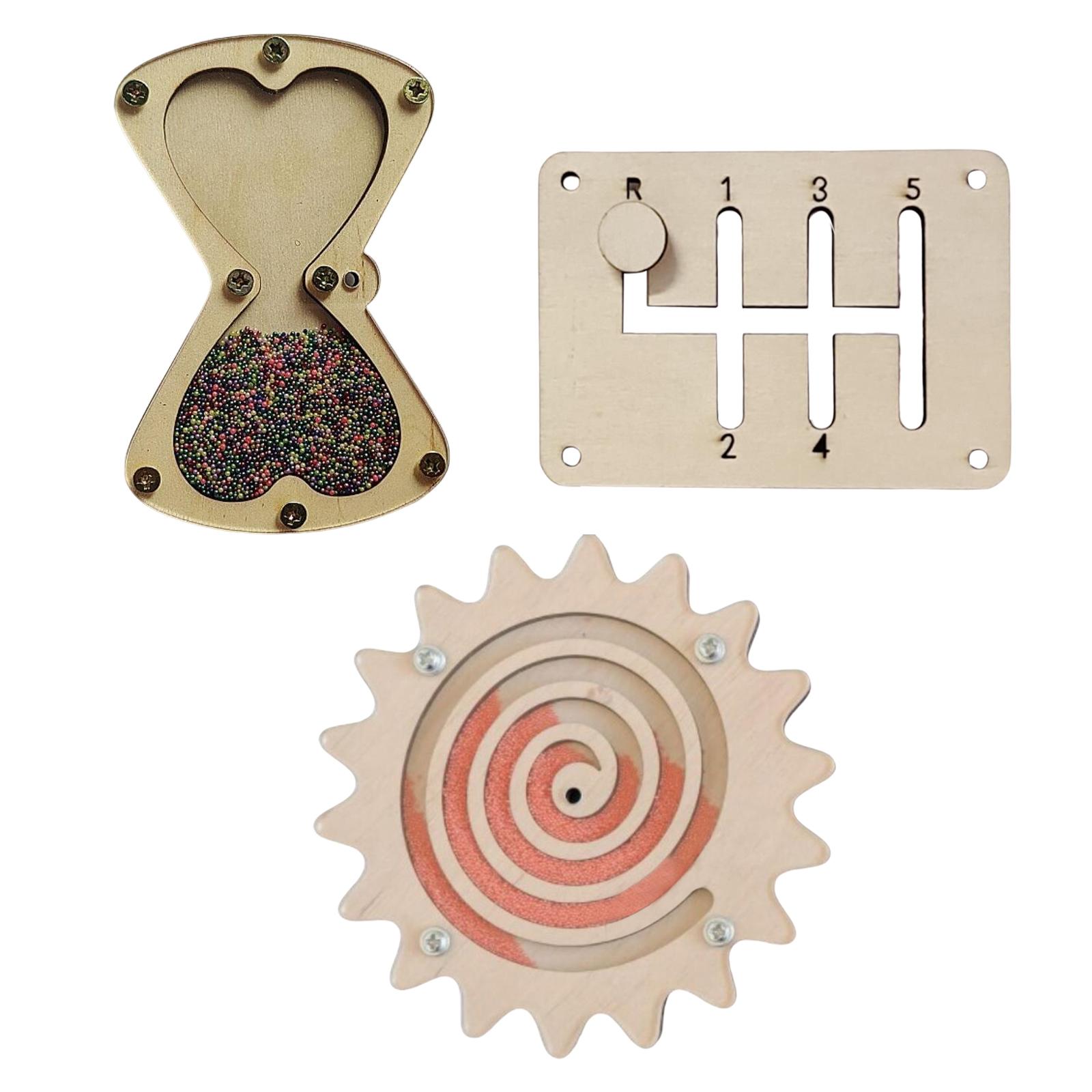 Montessori Busy Board Accessor - Montessori Wooden Busy Board Toddler recension och pris