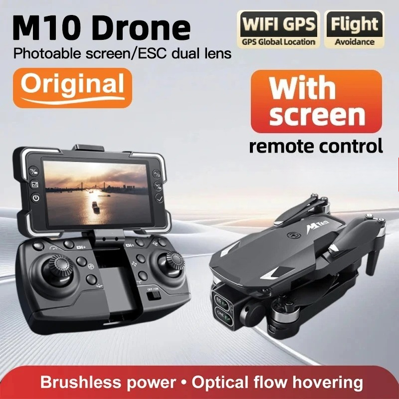 Original Drone M10 4K 5G HD Du - Fpv Brushless Rc Drone 4K recension och pris