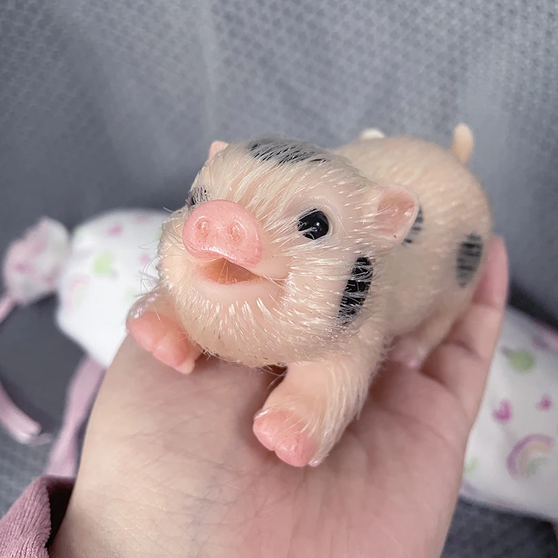 5Inch Smile Face Reborn Pig Do - Reborn Baby Doll Silicone Realistic recension och pris