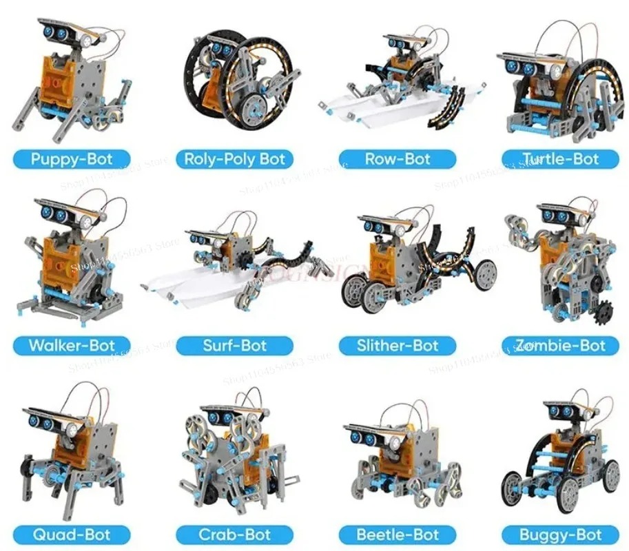 12-in-1 Solar Robot STEM Build - Stem Solar Robot Kit For Kids recension och pris