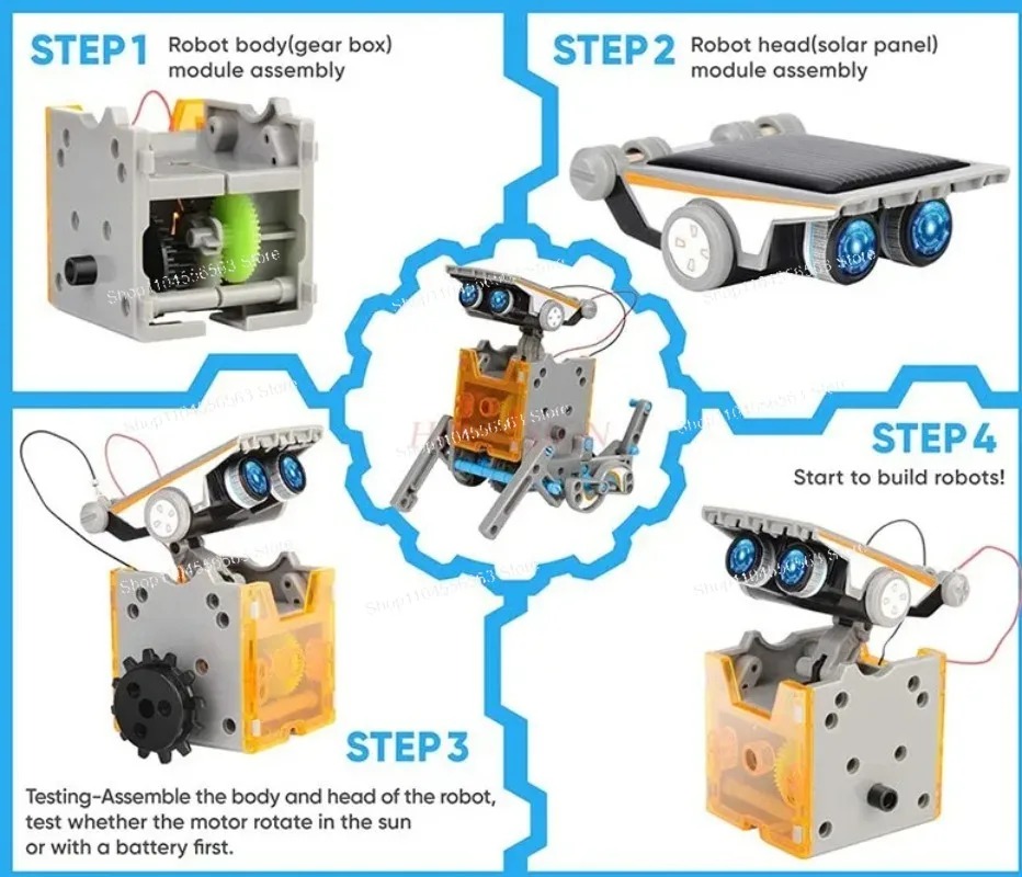 12-in-1 Solar Robot STEM Build - Stem Solar Robot Kit For Kids recension och pris