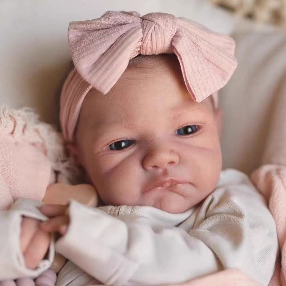 48CM Reborn Silicone Dolls Aug - Reborn Baby Doll Silicone Realistic recension och pris