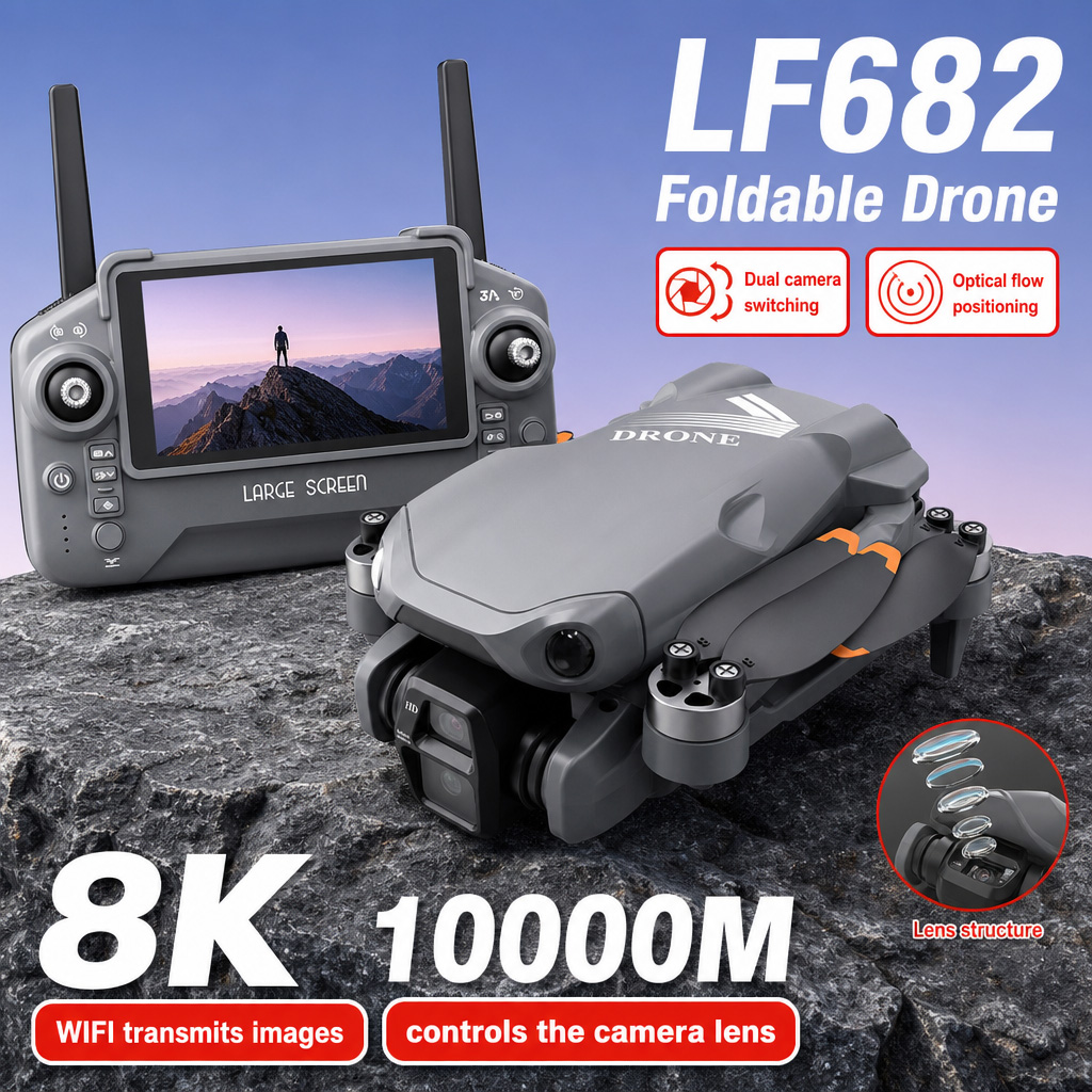 Aerial Photo LF682 Drone 8K HD - Fpv Brushless Rc Drone 4K recension och pris
