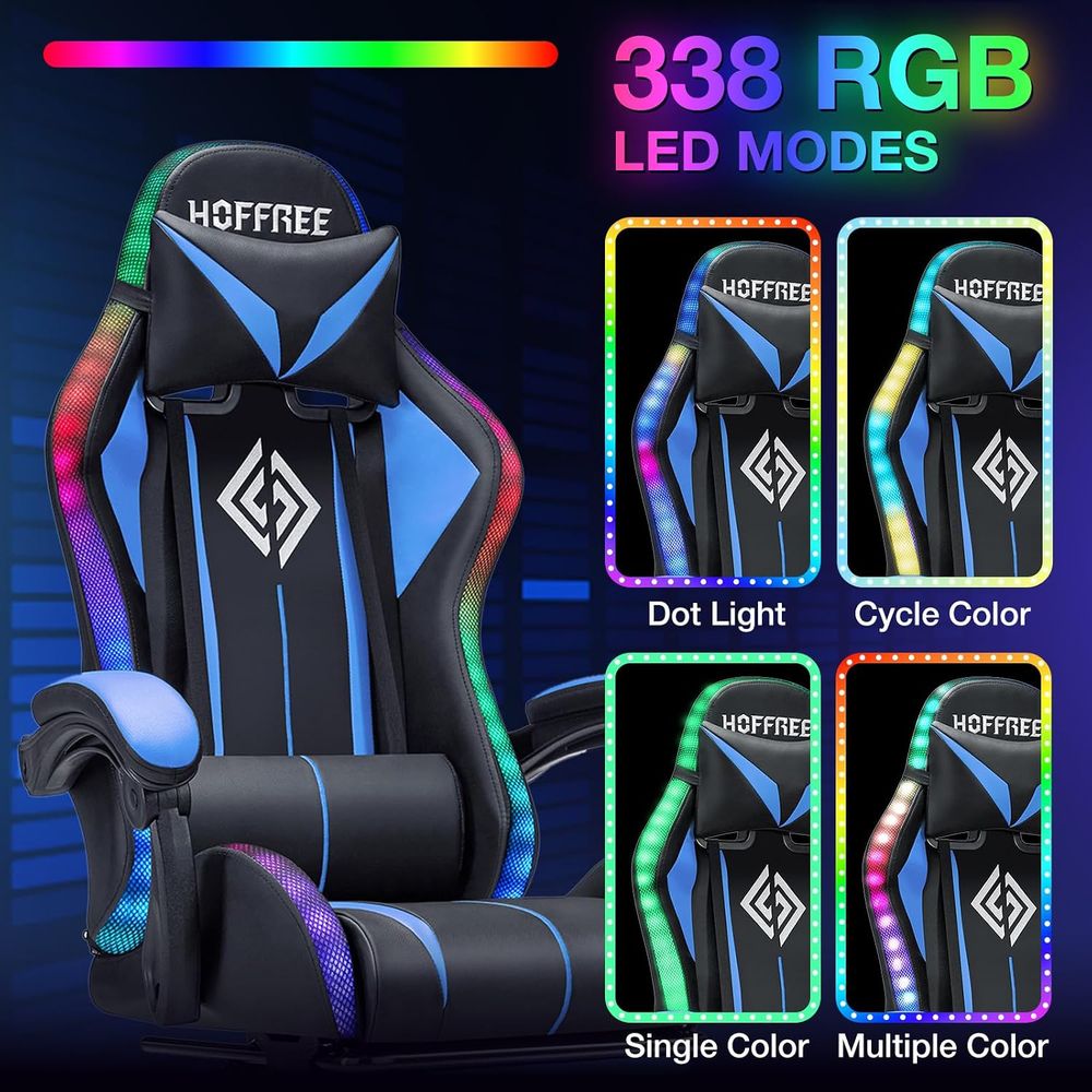 LED Gaming Chair with Massage  - Video Games recension och pris